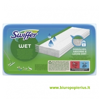  Swiffer Sweeper šlapios šluostės, papildymas 20vnt