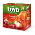  Vaisinė arbata LOYD, obuolių skonio, su erškėtuogėmis, 20 x 2g - 2 vnt.