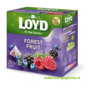  Vaisinė arbata LOYD, miško uogų skonio, 20 x 2g - 2 vnt.