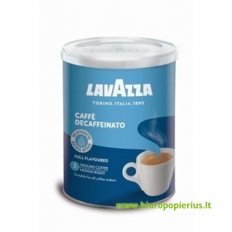  Malta kava LAVAZZA Caffe Decaffeinato, 250g skardinė