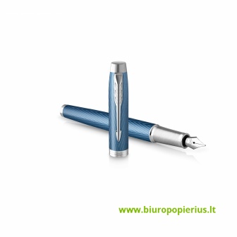  Plunksnakotis PARKER IM Premium Blue Grey Fine CT