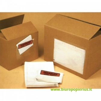  Lipnios siuntinių kišenėlės C4 325x230mm, skaidrios, 500 vnt. pakelyje