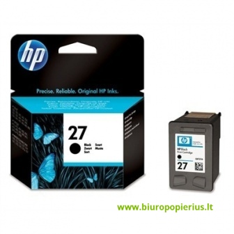 Hewlett-Packard 27 (C8727A) Juoda, 220 psl.