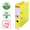  Segtuvas ESSELTE No1 CO2 Neutral, A4, kartoninis, 75 mm, geltona