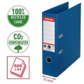  Segtuvas ESSELTE No1 CO2 Neutral, A4, kartoninis, 75 mm, mėlyna