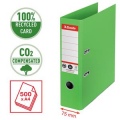  Segtuvas ESSELTE No1 CO2 Neutral, A4, kartoninis, 75 mm, žalia