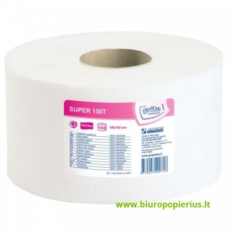  Tualetinis popierius Grite super 150T, 2 sluoksniai, 150m, 1 ritinėlis