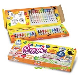 Kvepiantys flomasteriai CARIOCA Perfume Special, su antspaudais, 30 vnt./pak.