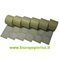  Notariniai lipdukai, žaliais karpytais krašteliais