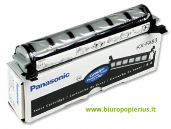 Panasonic KX-FA83X Juoda, 2500 psl.