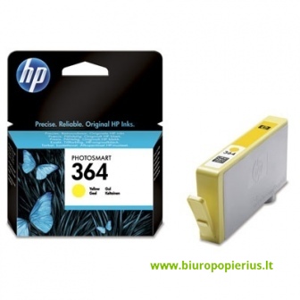 Hewlett-Packard 364 XL Y (CB325EE) Geltona, 750 psl.