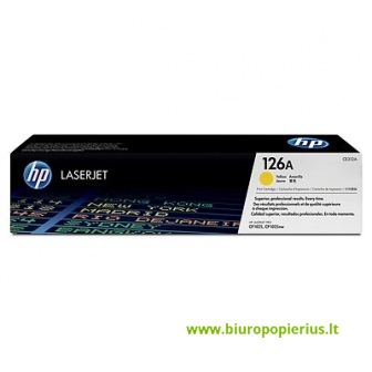 Hewlett-Packard 126A Y (CE312A) Geltona, 1000 psl.