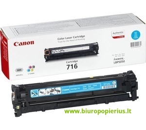 Canon Cartridge 716C + Hewlett-Packard CB541A Mėlyna, 1500 psl.