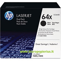 Hewlett-Packard 64XD (CC364XD) 2 vnt. Juoda, 24000 psl.