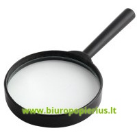  Didinamasis stiklas, 5 x 75, juodas korpusas