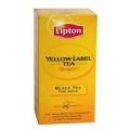  Aukščiausios kokybės juodoji arbata LIPTON Yellow Label, 25 vnt.