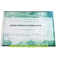  Kasos aparato kasos operacijų žurnalas, horizontalus A4, 73 lapai.